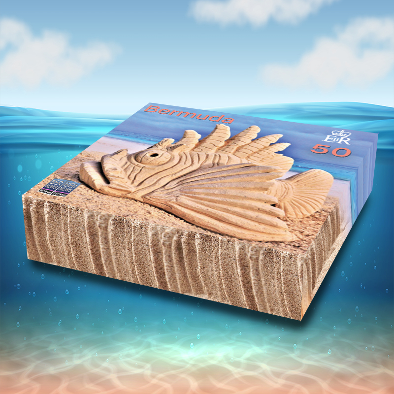 3D Sandcastle Commemorative Stamps Bermuda Aug 2021 4