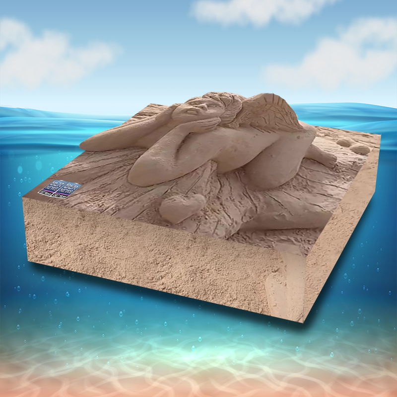 sandcastle Cube 3d bermuda 10220